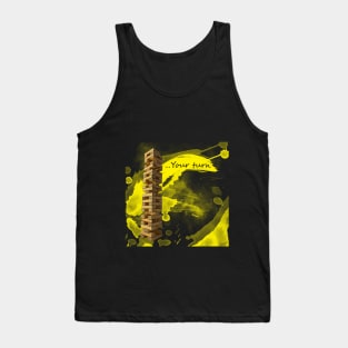 Impossible Jenga - Yellow Tank Top